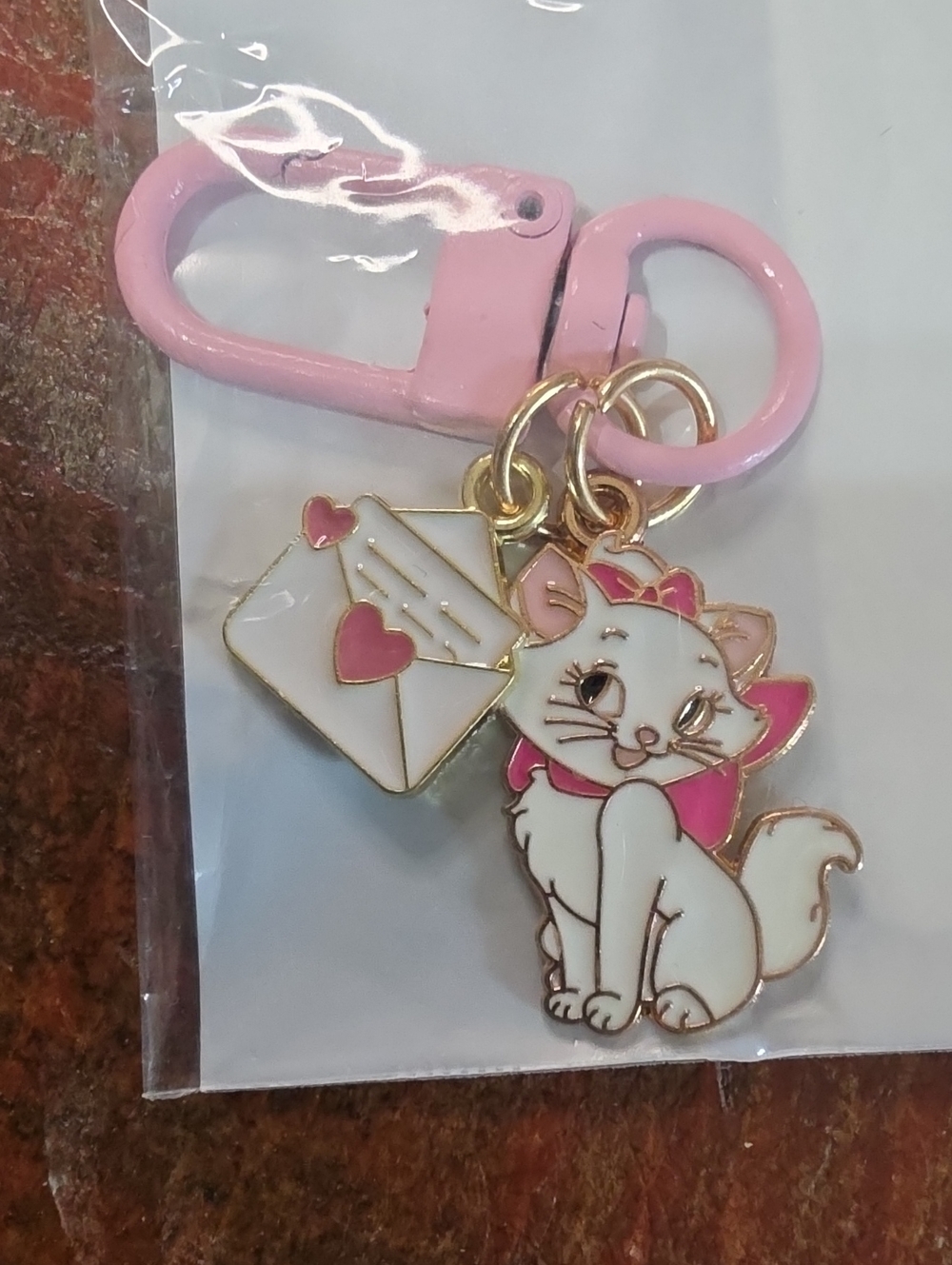 Marie Cat Mini Purse Coin Wallet Charm Remade
